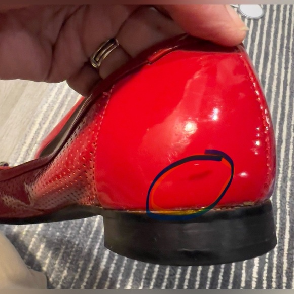 Talbots Size 7 1/2 red flats - Picture 8 of 11